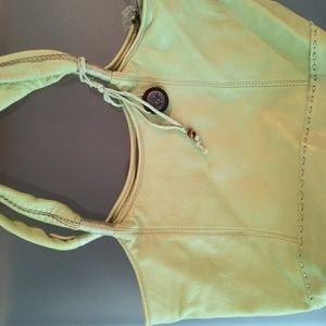 Green Leather Purse
